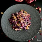 Rotkohlsalat mit Tahini-